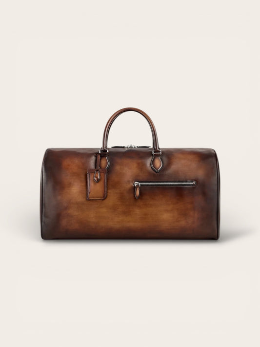 Jour-Off GM Venezia Leather Travel Bag — Iconic Hand-Patinated Weekend Duffle