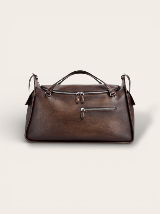 Périple Venezia Leather Weekender — Modular Hand-Patinated Luxury Travel Bag